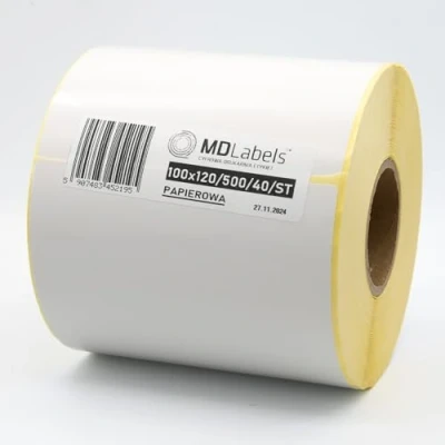 Image of MD Labels Self Adhesive Thermal Transfer Paper White 100x120 500pcs