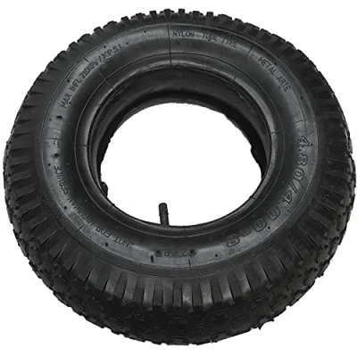 Image of Universal 4.00/4.80 8 Tyre and Innertube for Replacement 16 Inch Wheelbarrow Inner Tube Inflatable Wheelbarrow, Trolley, hand truck or Cart Wheels