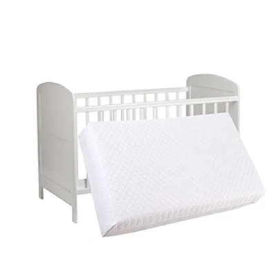 Image of Trade Court Baby Travel Cot Mattress 120 x 60 7.5 cm Toddler Bed, Crib Extra Thick Foam Fits Most Graco/M&amp;P Cots Breathable &amp; Anti Allergenic Removable Cover Protector Dust Mite Bedding