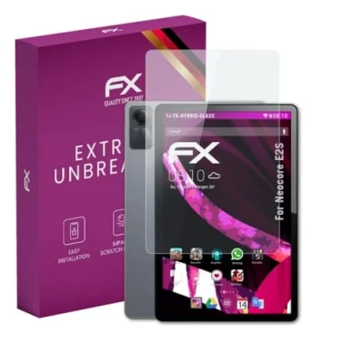 Image of atFoliX plastic Glass Protective Film compatible with Neocore E2S Protector, 9H Hybrid FX Screen Protector of