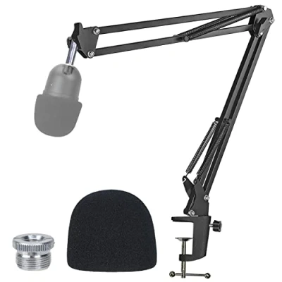 Image of Razer Seiren Mini Boom Arm Stand with Pop Filter Mic Cover Foam Windscreen for USB by YOUSHARES