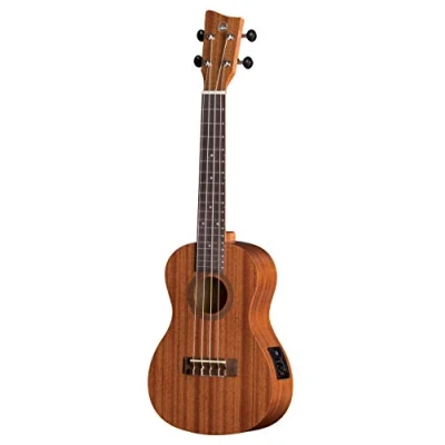 Image of Gewa Concert E Akustik ukulele Manoa K CO LH Lefthand Sapelli silk Matt finish
