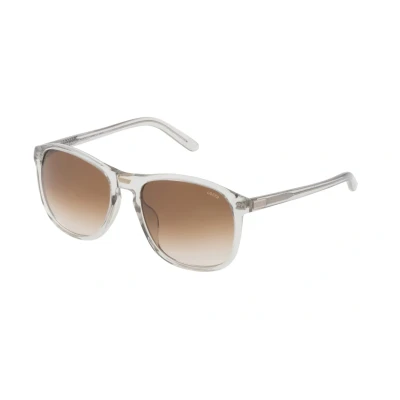 Image of Sunglasses Lozza Sl1845l cooper col. 6s8l Unisex Square Light grey