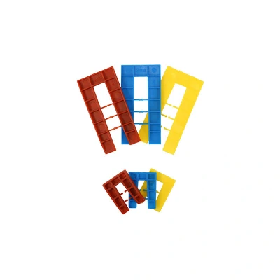 Image of TIMCO Assorted Shims Colours Colourful spacers, shims, Plastic Packers Used for Easy Quick Levelling of battens, Dry Lining Systems, Door and Window Frames 1.0 6.0mm Pack 100