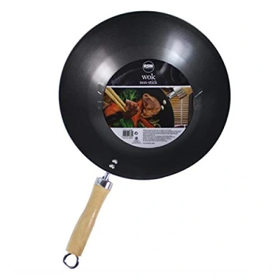 Image of Royle Home Non Stick 28cm Stir Fry Frying Oriental Wok Pan