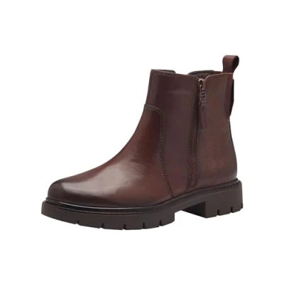 Image of Tamaris Comfort Women&#039;s Flat Boot 8 85304 43 Fashion, Dark Brown, 3.5 UK