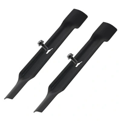 Image of SPARES2GO Metal Blade compatible with B&amp;Q OPP FPLM1000 4 Lawn Mower (32cm, Pack of 2)