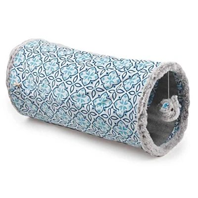 Image of ALL FOR PAWS Real Vintage Cat Tunnel, Gray, 4.67 kg