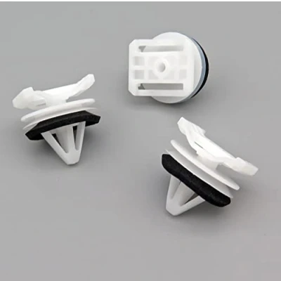 Image of VVO Fasteners White Plastic Front Wheel Arch Flare &amp; Trim Moulding Clips for Mazda CX 5, (Pack of 10)