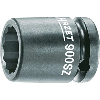 Image of HAZET 900SZ 34 55 mm 12 Point Traction Profile Impact Socket Phosphatised/Oiled
