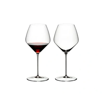Image of Riedel Red Wine Glasses Veloce Pinot Noir / Nebbiolo 2 Pieces