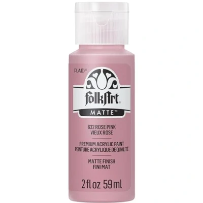 Image of Folk Art Acrylic Paint, Rose Pink, 2 oz