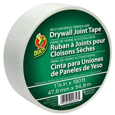 Image of Duck Brand Drywall Joint Self Adhesive Fiberglass Tape: 1 7/8 in. x 60 yds. (White)
