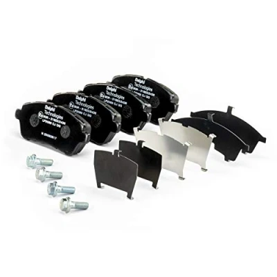 Image of 04465B1020000, 04465B1120, 04465B1120000, 04465B1190, 04465B1190000 Brake pad set DELPHI LP2069 FORD: Fiesta 6, 6 Van, Mk6 Saloon