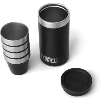 Image of YETI Rambler Shot Glasses with Carrying Case, Black
