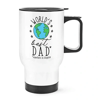 Image of World&#039;s Best Dad Travel Mug Cup with Handle