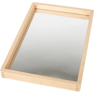 Image of TickiT 73536 Small Wooden Mirror Tray