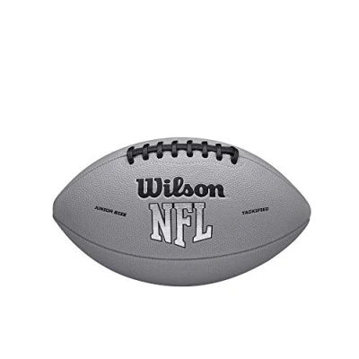 Image of Wilson NFL MVP Junior Football Gray Version, (Age 9 12)