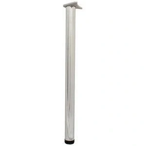 Image of 870mm Heavy Duty Adjustable Table Leg Kitchen Unit Breakfast Bar Worktop Support (Chrome)